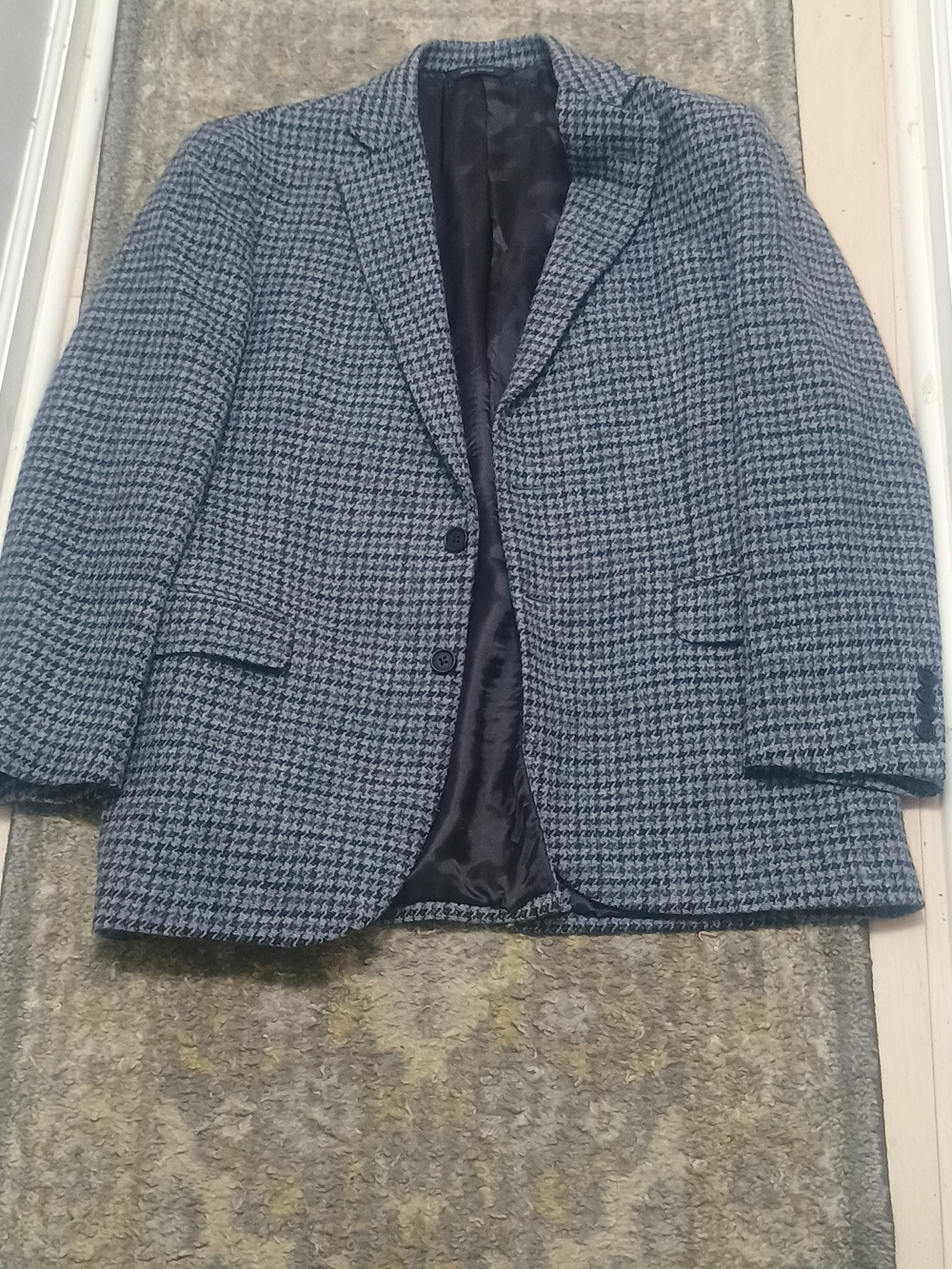 Houndstooth Print Jacket